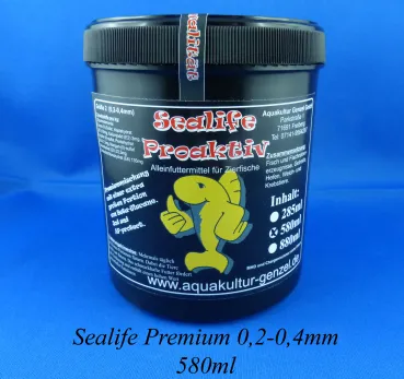 Sealife Proaktive Premiumfutter in der 580ml Dose für Aufzuchtfutter für Züchter von Zierfischen